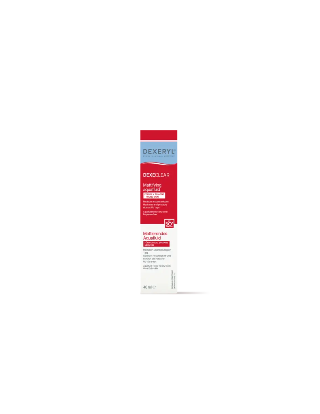 DEXERYL DEXECLEAR mattifying aquafluid SPF50+ 40 ml