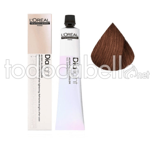 L'ORÉAL PROFESSIONNEL PARIS DIA LIGHT gel-creme acide sans amoniaque #6,35 50 ml