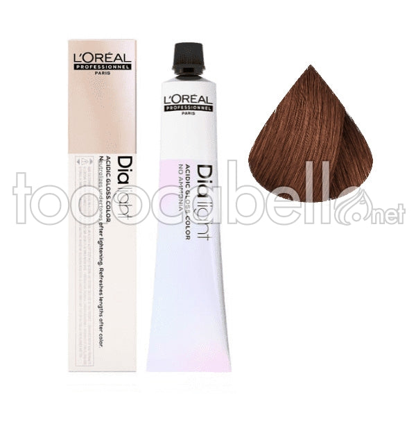 L'ORÉAL PROFESSIONNEL PARIS DIA LIGHT gel-creme acide sans amoniaque #6,35 50 ml