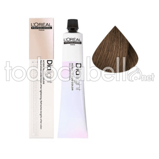 L'ORÉAL PROFESSIONNEL PARIS DIA LIGHT gel-creme acide sans amoniaque #7,8 50 ml