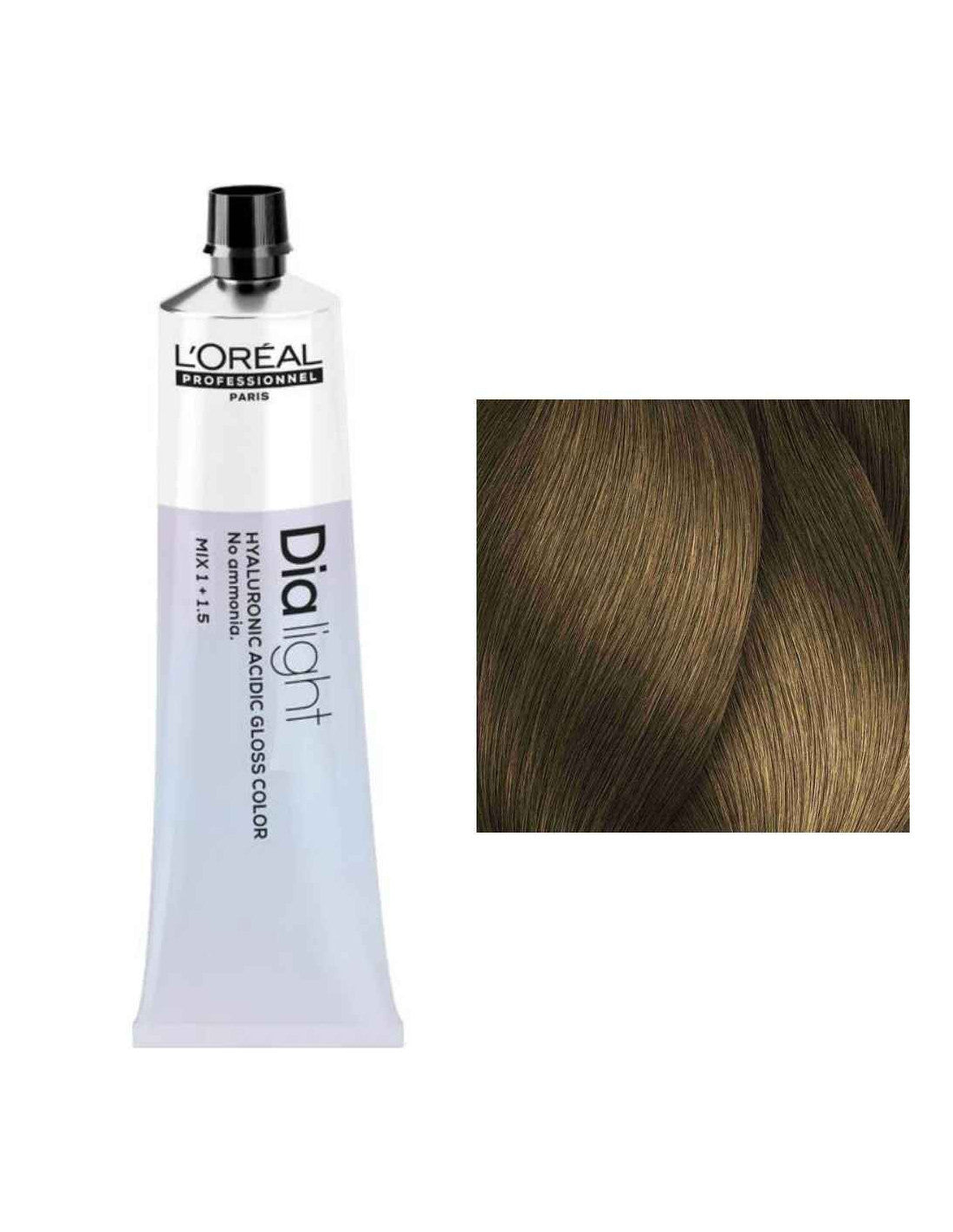 L'ORÉAL PROFESSIONNEL PARIS DIA LIGHT gel-creme acide sans ammoniaque #7.3 60 ml