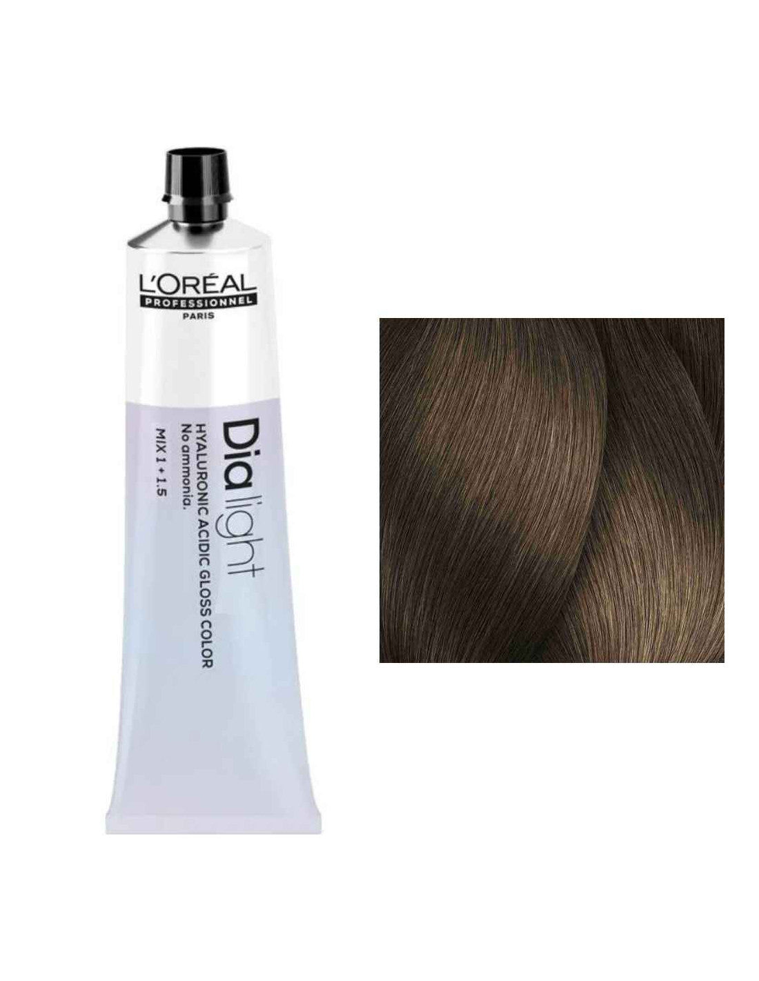 L'ORÉAL PROFESSIONNEL PARIS DIA LIGHT gel-creme acide sans ammoniaque #7.8 60 ml