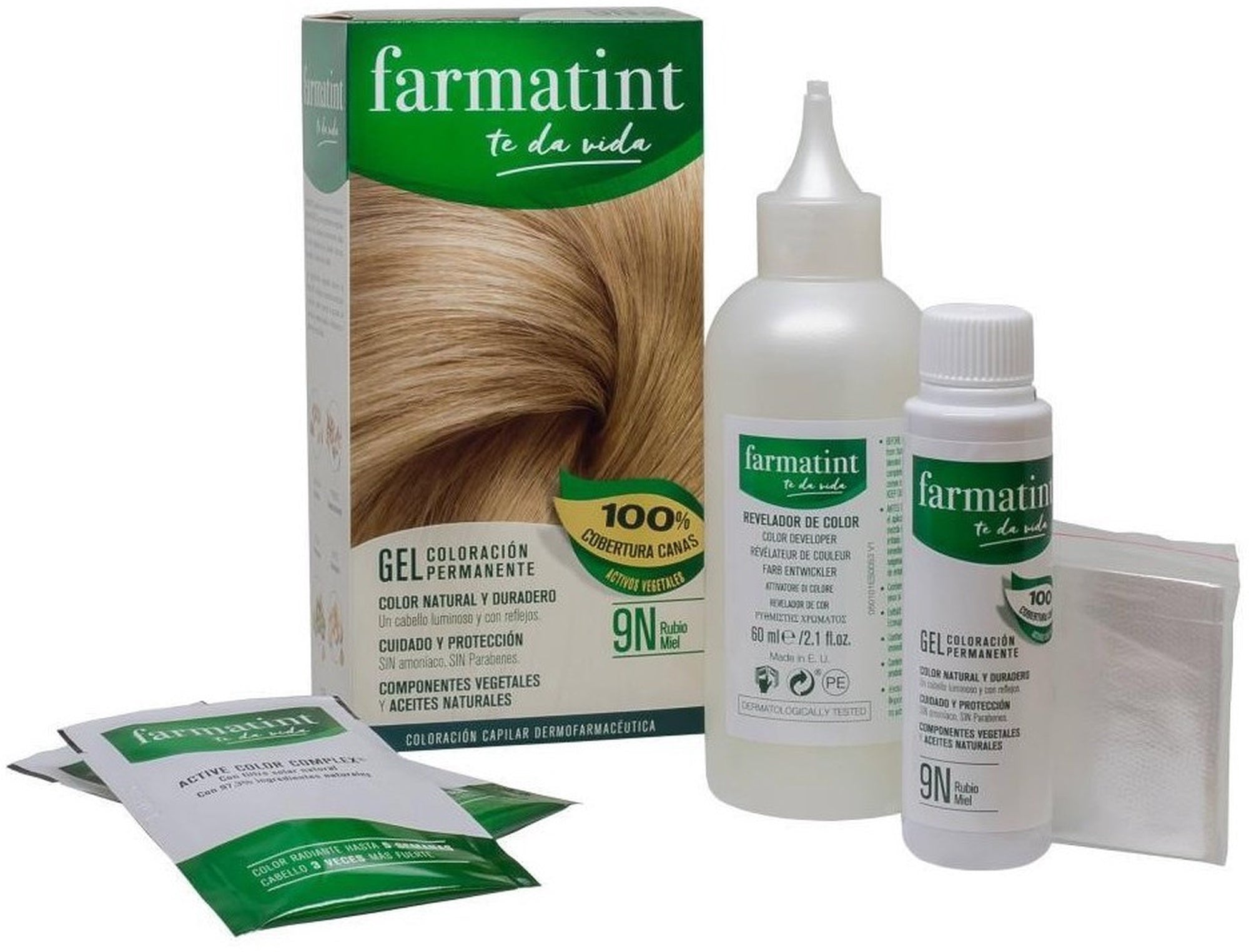 FARMATINT GEL permanent color #9n-honey blonde 5 units
