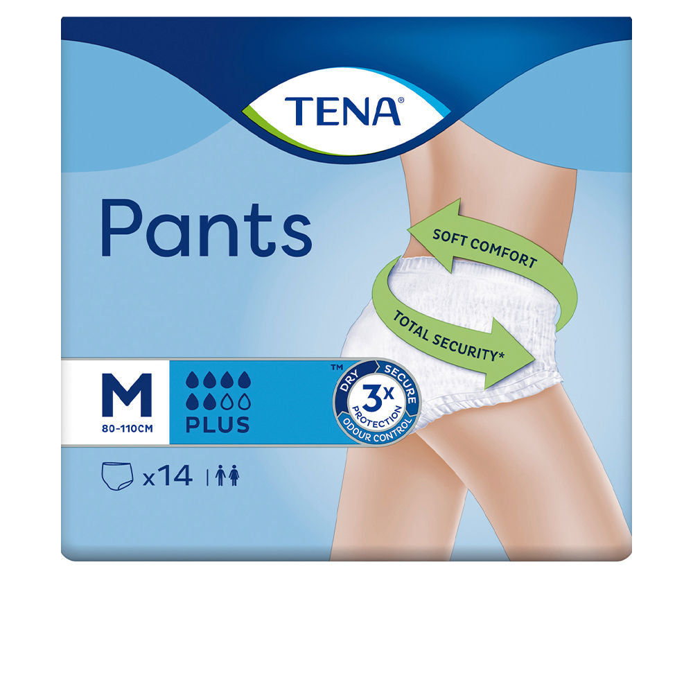 TENA LADY PANTS PLUS medium incontinence briefs 14 u