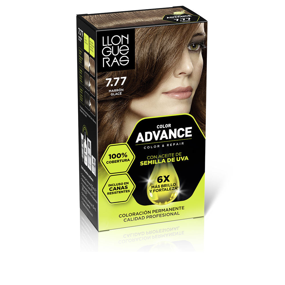 LLONGUERAS COLOR ADVANCE #7,77-marrón glacé 1 u