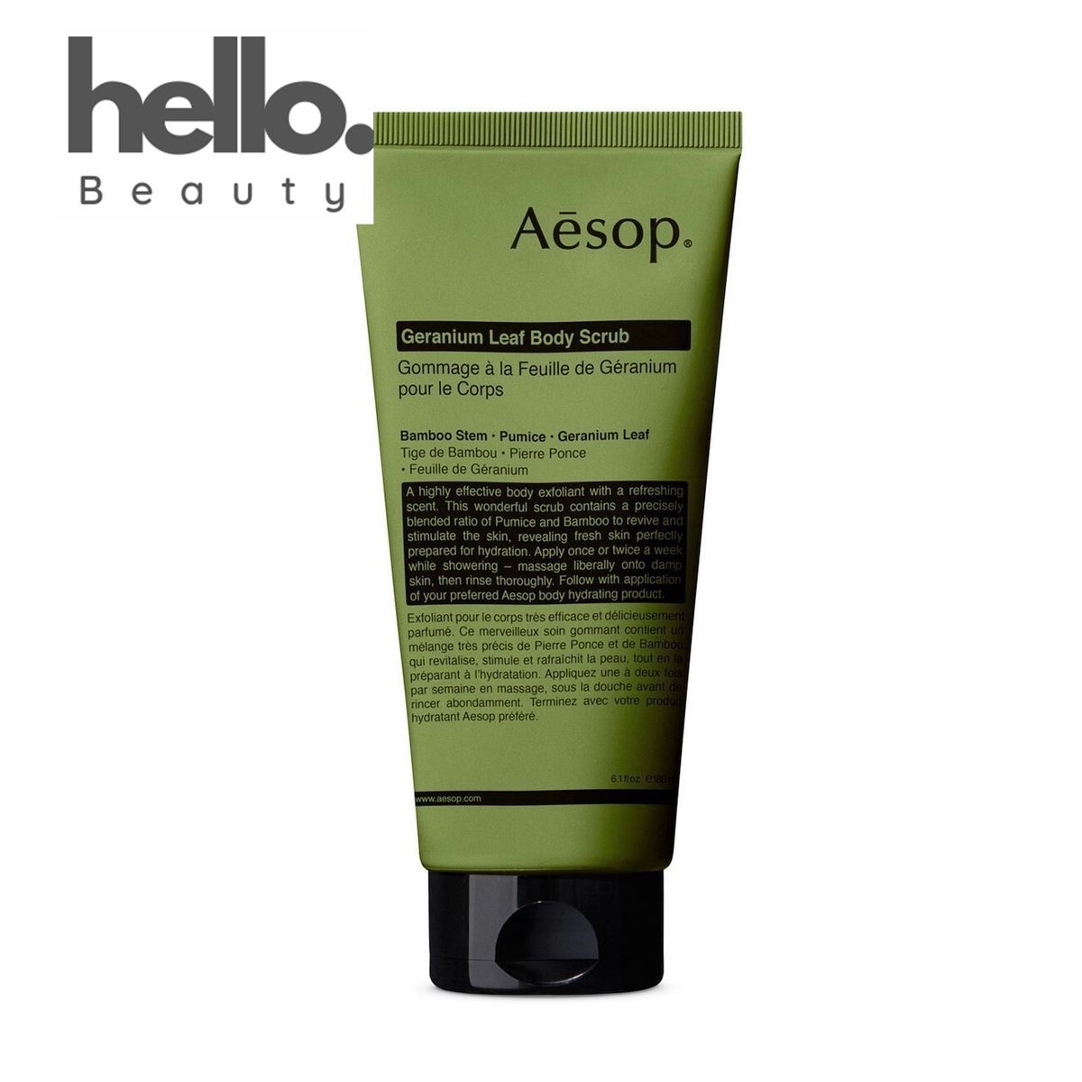 AESOP GERANIUM LEAF body scrub 180 ml