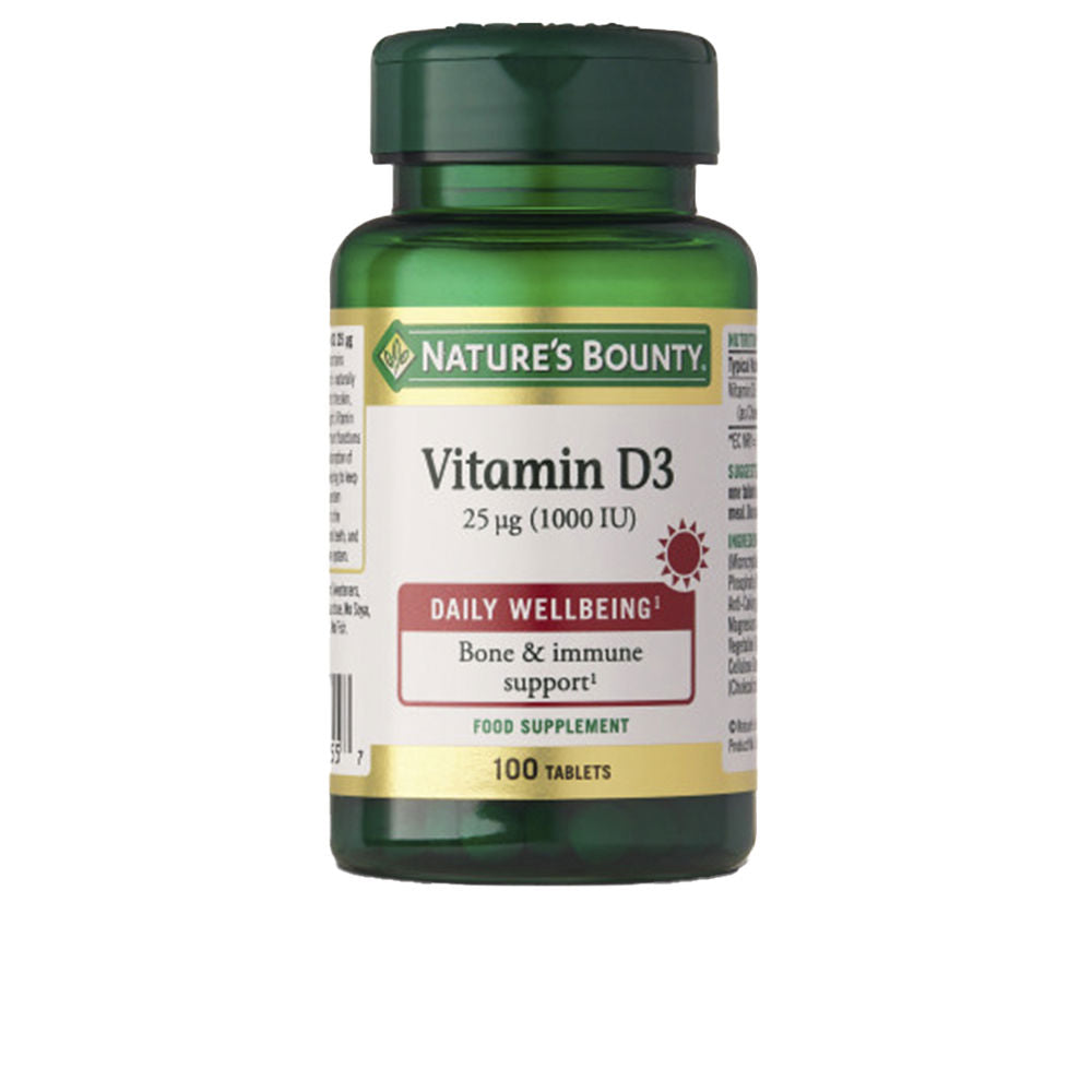 NATURE'S BOUNTY VITAMIN D3 1000 IU 100 tablets