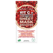 7TH HEAVEN FAB FACE FOOD VIT C + POMEGRANATE & HYALURONIC ACID mascarilla de tela 1 u