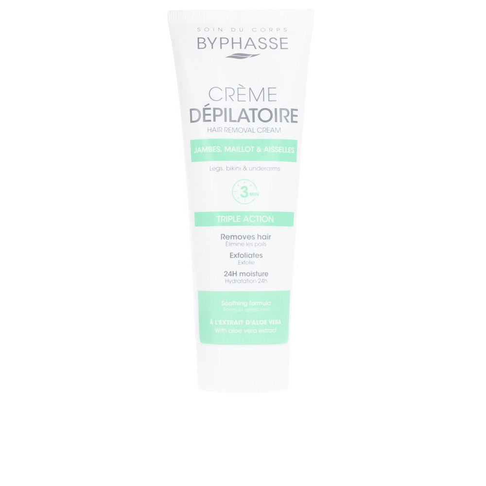 BYPHASSE HAIR REMOVAL CREAM aloe vera extract 125 ml