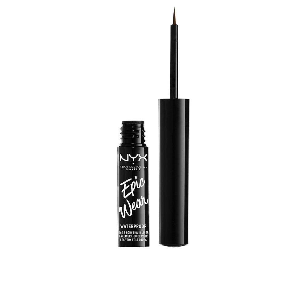 NYX PROFESSIONAL MAKE UP EPIC WEAR waterproof liquid liner #brown 1 u