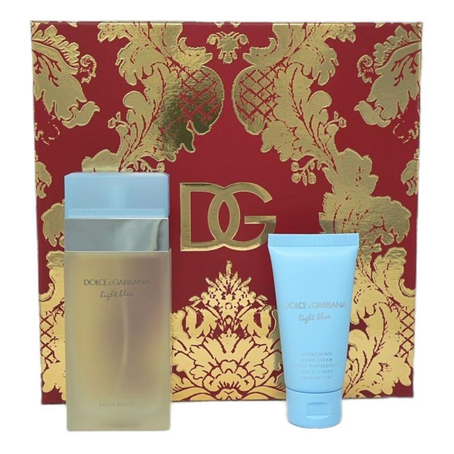 DOLCE & GABBANA LIGHT BLUE POUR FEMME CASE 2 pcs