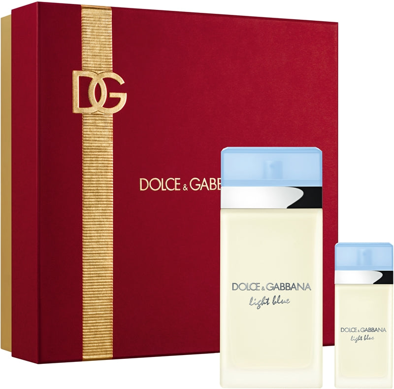 DOLCE & GABBANA LIGHT BLUE POUR FEMME CASE 2 pcs