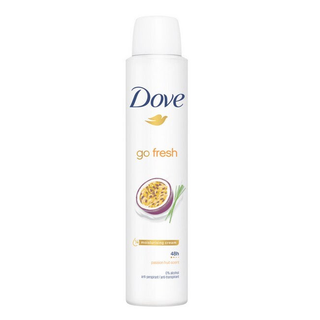 DOVE GO FRESH passion fruit &amp; lemon grass deo vapo 200 ml