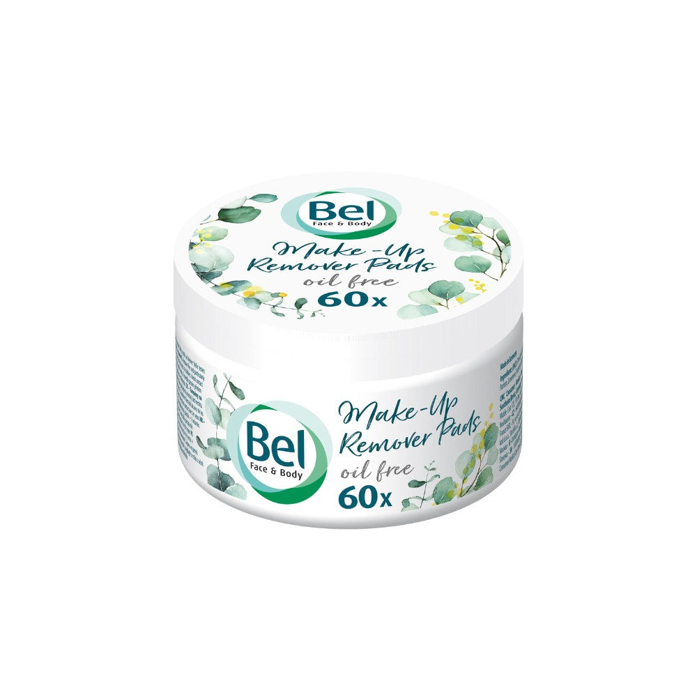 BEL Oil-free make-up remover pads, 60 units