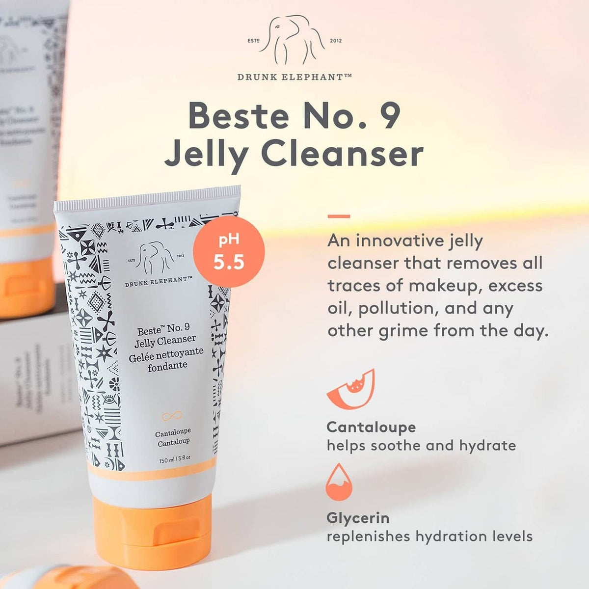 DRUNK ELEPHANT BESTE NO.9 JELLY CLEANSER cleansing gel 60 ml