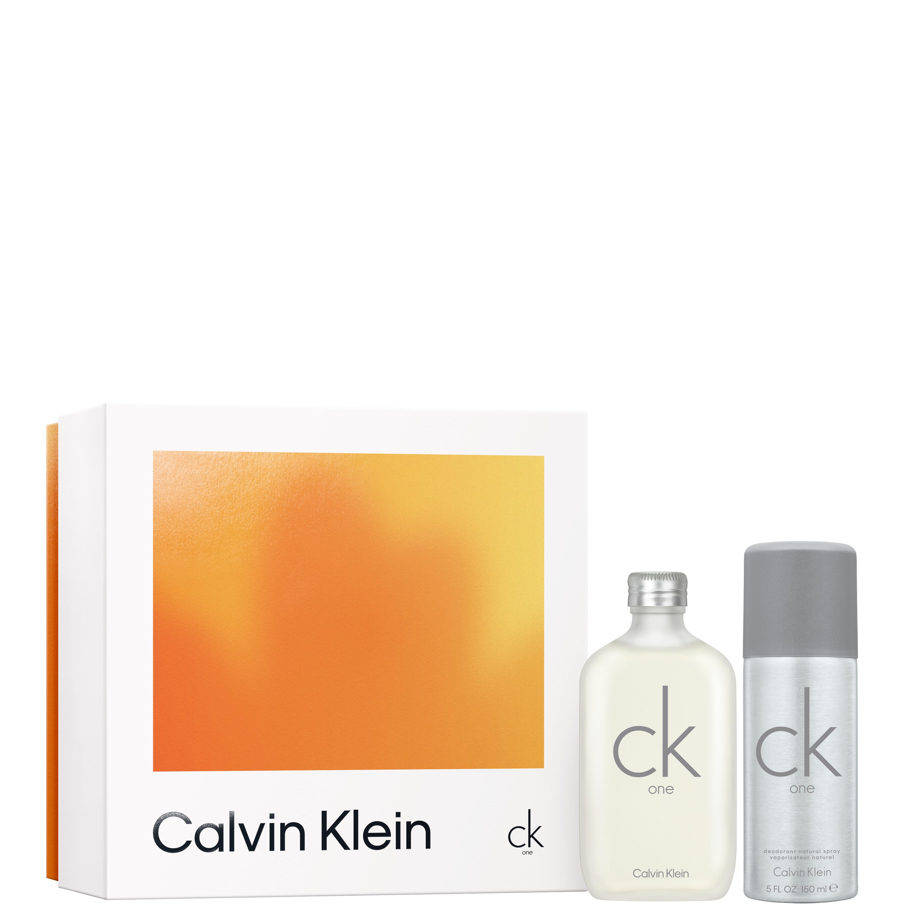 CALVIN KLEIN CK ONE 2-piece CASE