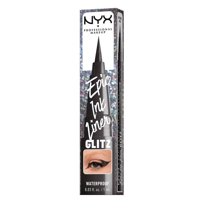 NYX PROFESSIONAL MAKE UP EPIC INK LINER GLITZ waterproof eyeliner #07-Graphite Glitz 1 ml