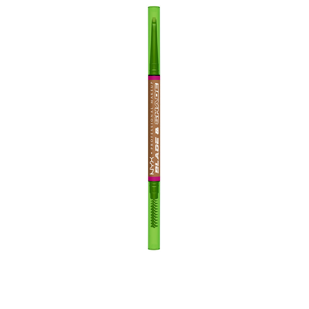 NYX PROFESSIONAL MAKE UP BLADE &amp; SHADE NANO eyebrow pencil #01-Ash Blonde 1 unit