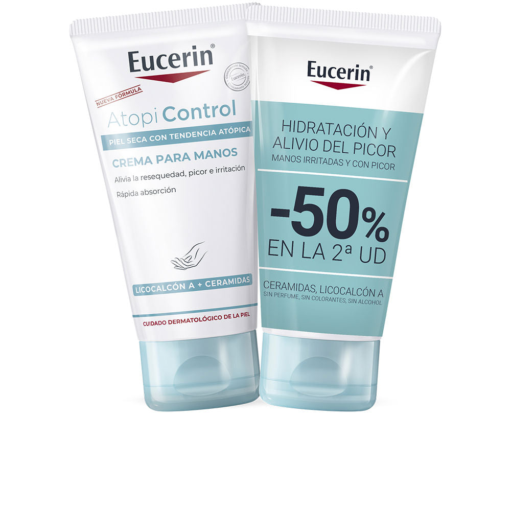 EUCERIN ATOPICONTROL HAND CREAM LOT 2 x 75 ml