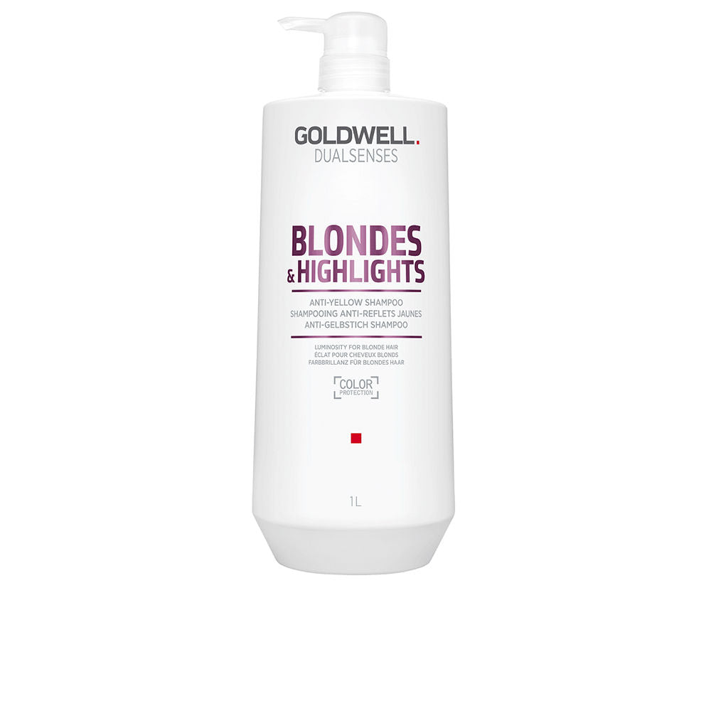 GOLDWELL BLONDES &amp; HIGHLIGHTS anti-yellow shampoo 1000 ml