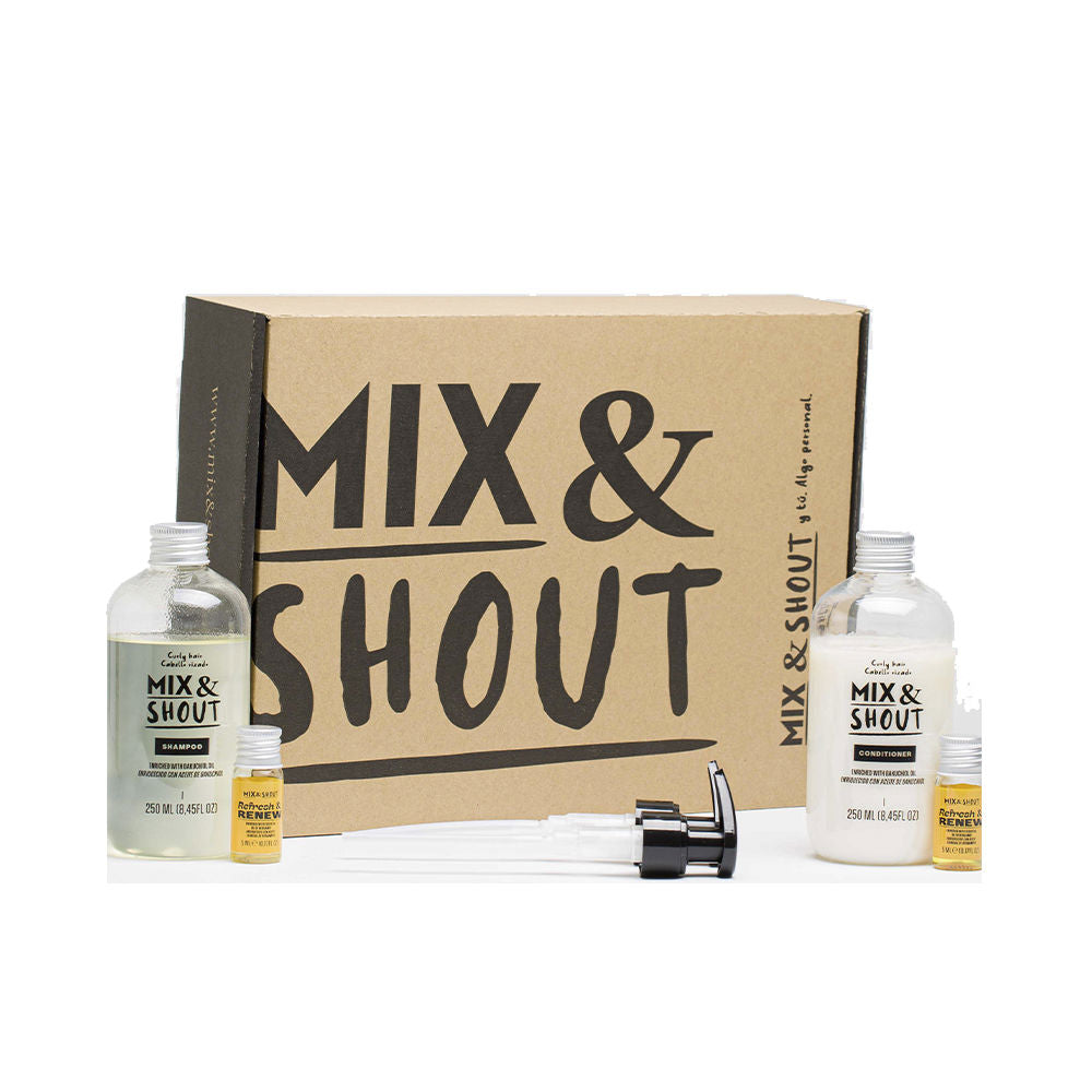MIX & SHOUT CURLY REPAIR ROUTINE LOT 4 pz