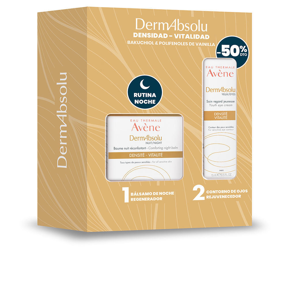 AVÈNE DERMABSOLU BÁLSAMO NOCHE DENSIDAD + OJOS LOTE 2 pz