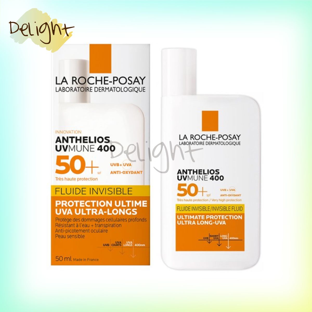 LA ROCHE POSAY ANTHELIOS UVMUNE 400 invisible fluid SFP50+ 50 ml