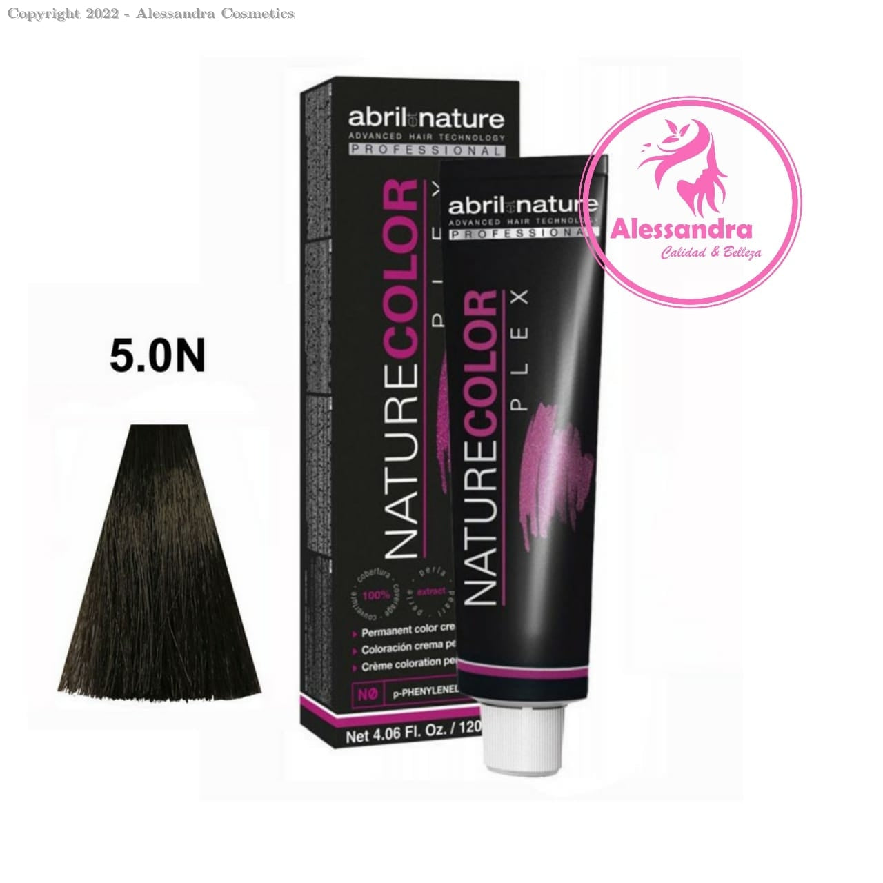 ABRIL ET NATURE NATURECOLOR PLEX permanent color cream #5.0N