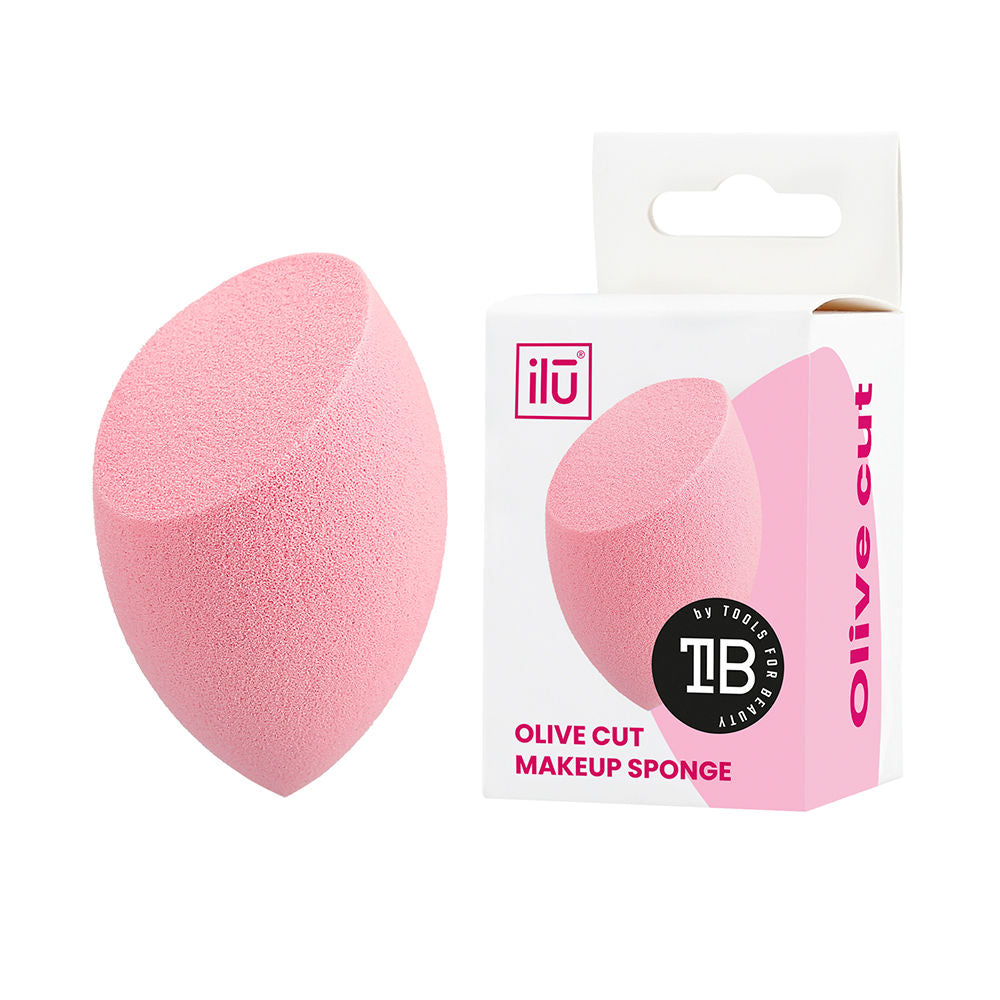 ILŪ OLIVE CUT sponge #Pink 1 u