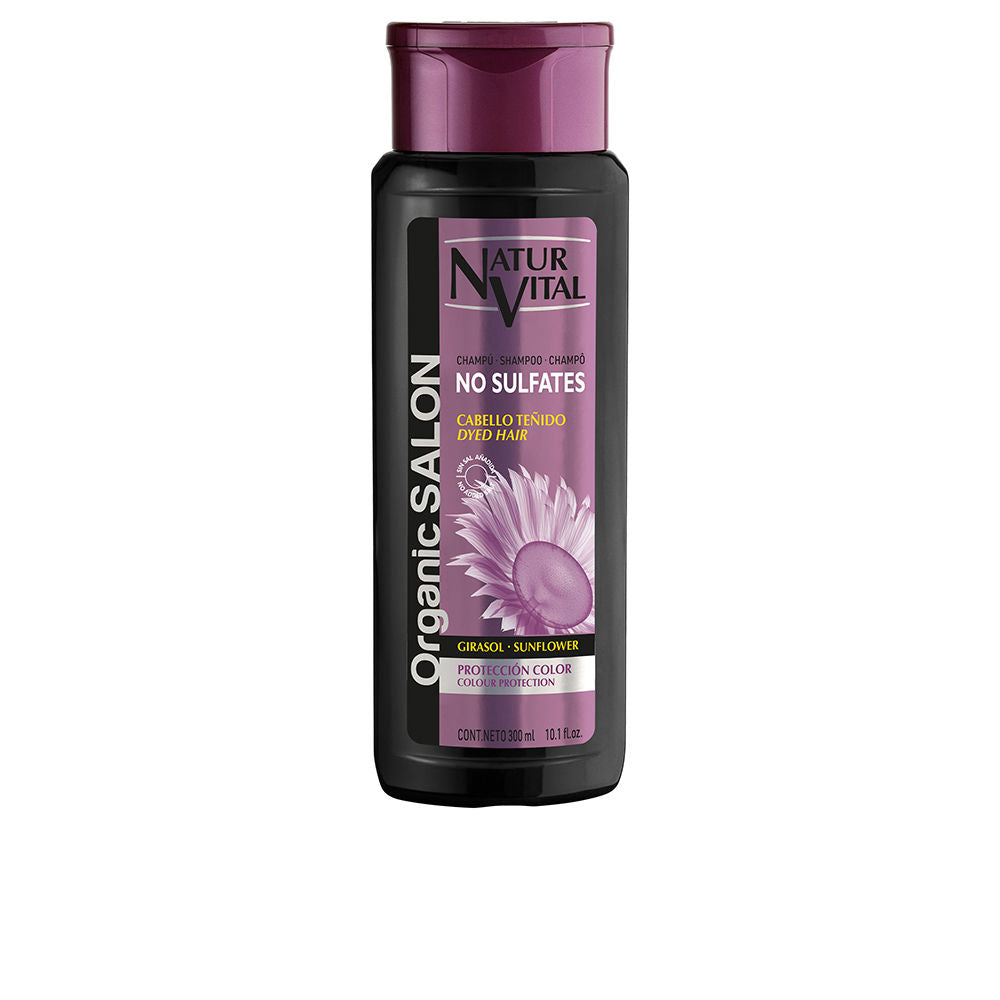 NATUR VITAL ORGANIC SALON sulfate-free shampoo UV color protection 300 ml