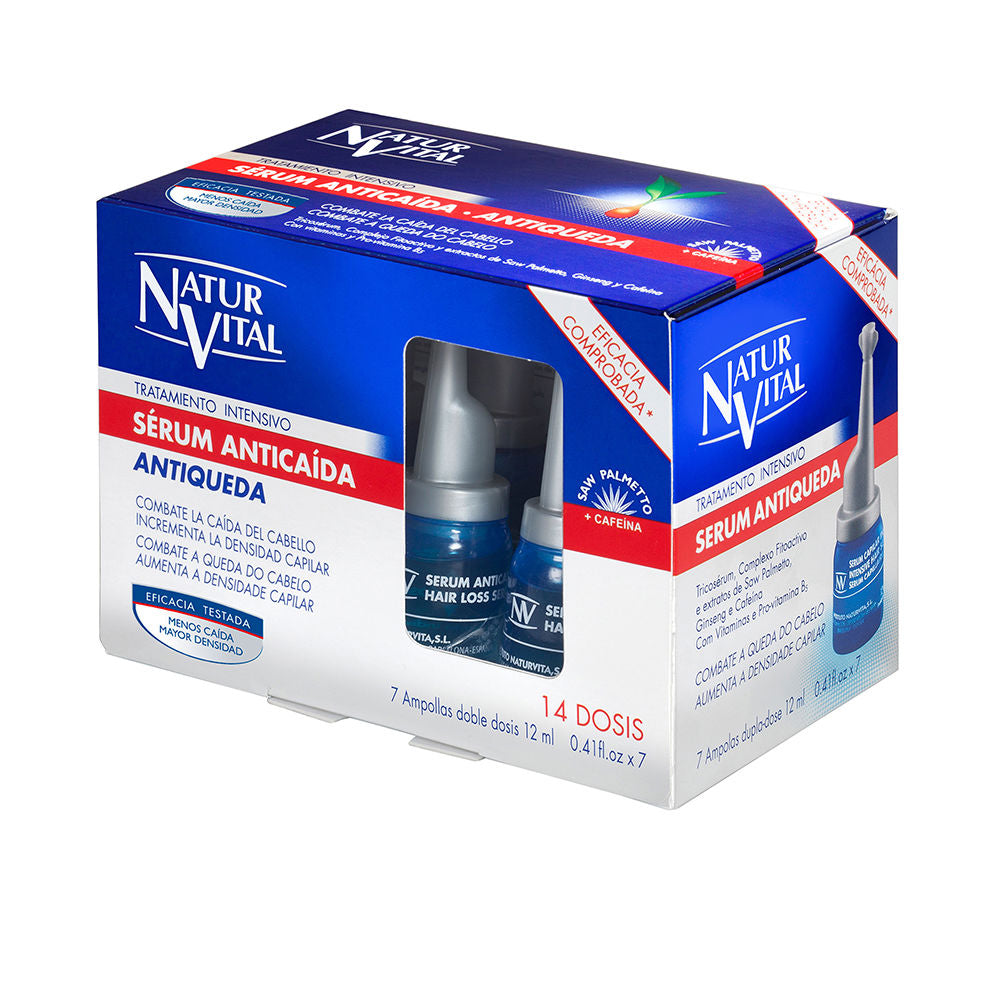 NATUR VITAL ANTI-HAIR LOSS SERUM intensive treatment 7 ampoules x 12 ml