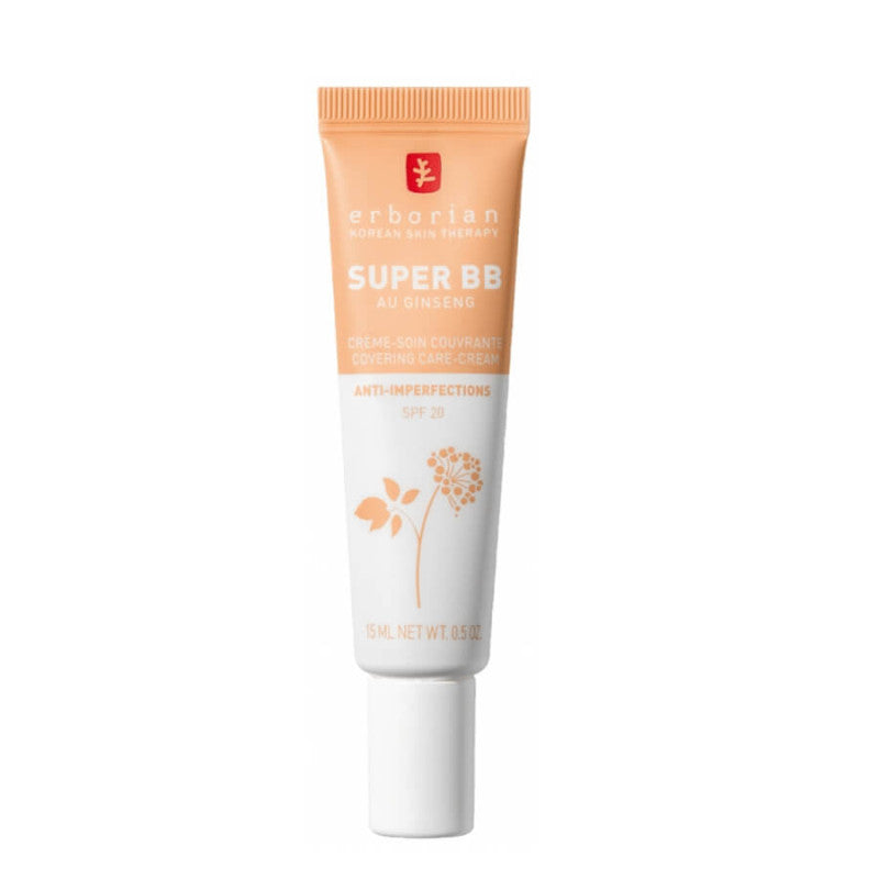 ERBORIAN SUPER BB AU GINSENG anti-blemish cream SPF20 #Gold 15 ml