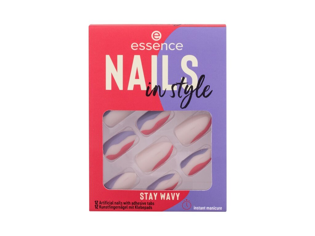 ESSENCE NAILS IN STYLE uñas artificiales #stay wavy