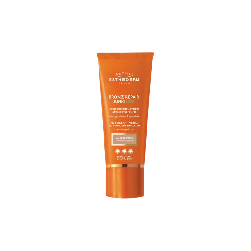 INSTITUT ESTHEDERM BRONZ REPAIR sunkissed strong sun anti-wrinkle facial cream with color 50 ml