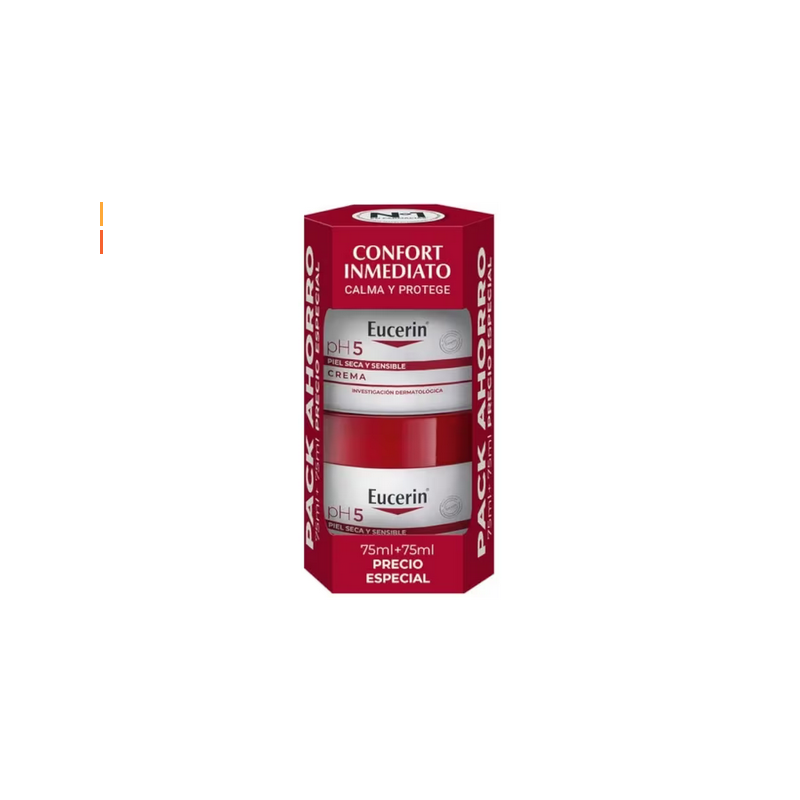 EUCERIN PH5 sensitive skin cream pack 2 x 75 ml