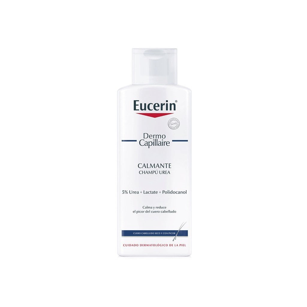 EUCERIN DERMO CAPILLAIRE soothing urea shampoo pack of 2 x 250 ml