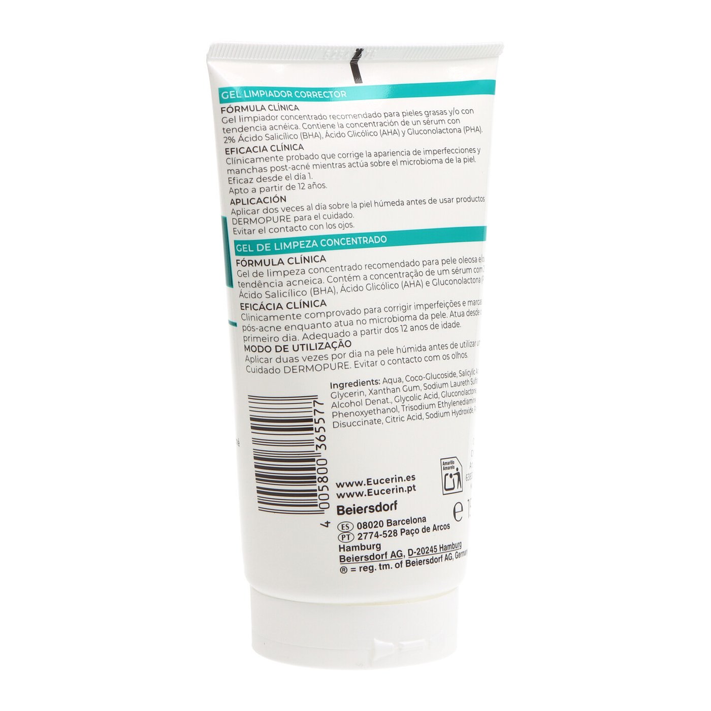 EUCERIN DERMOPURE OIL CONTROL triple effect concentrated gel 150 ml