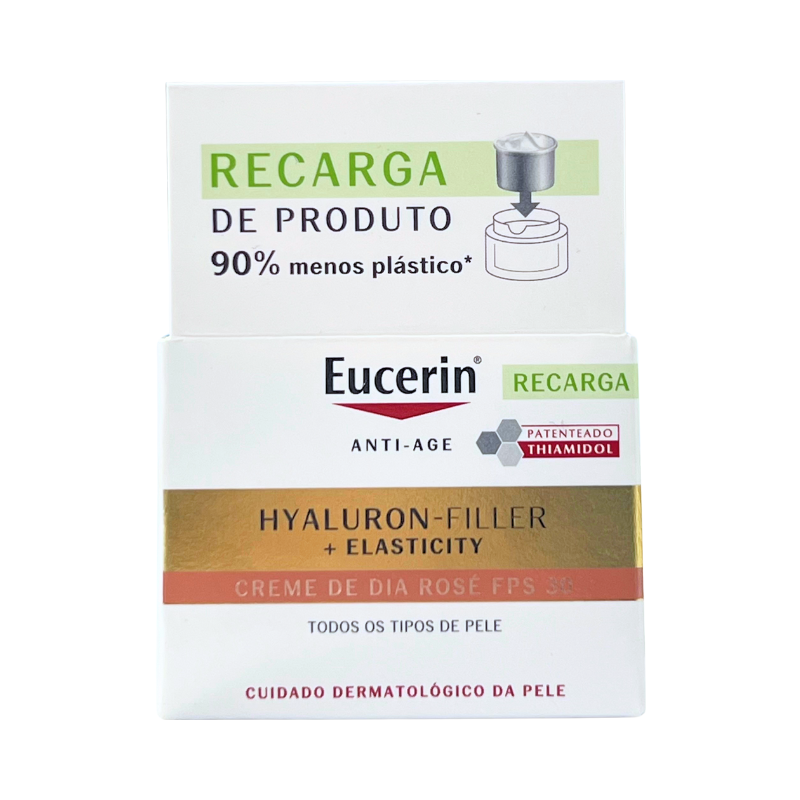 EUCERIN HYALURON-FILLER + elasticity rosé day cream SPF 30 refill 50 ml