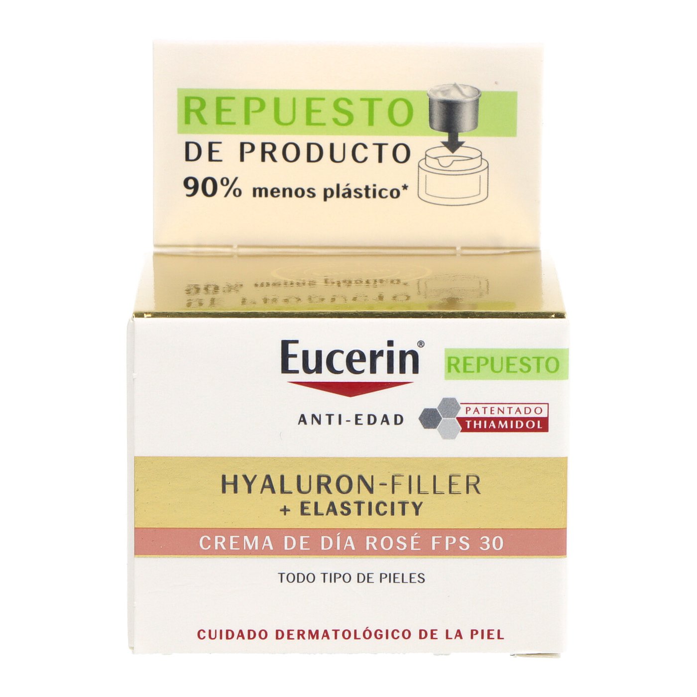 EUCERIN HYALURON-FILLER + elasticity rosé day cream SPF 30 refill 50 ml