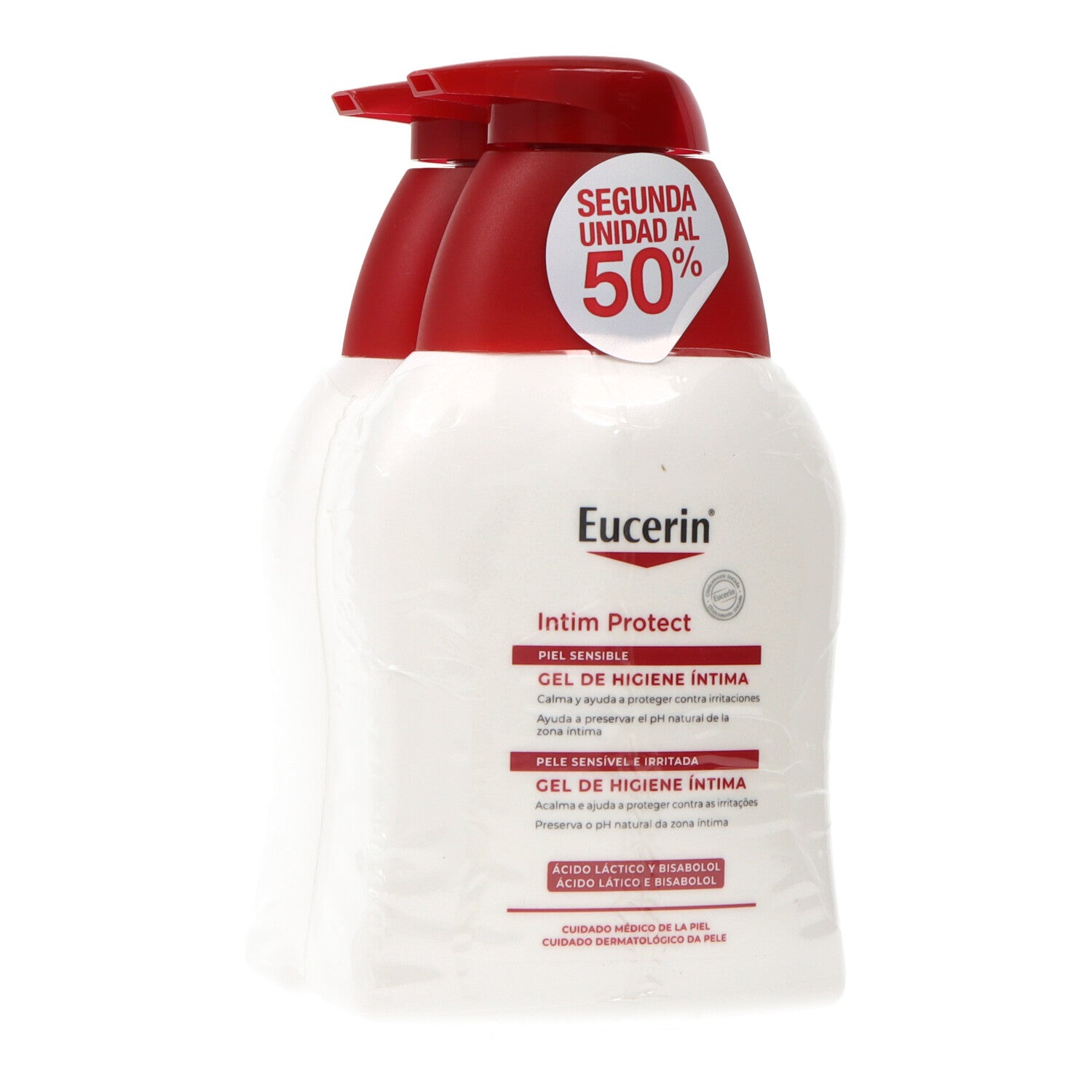 EUCERIN INTIM PROTECT GEL INTIMATE HYGINE LOT 2 x 250 ml