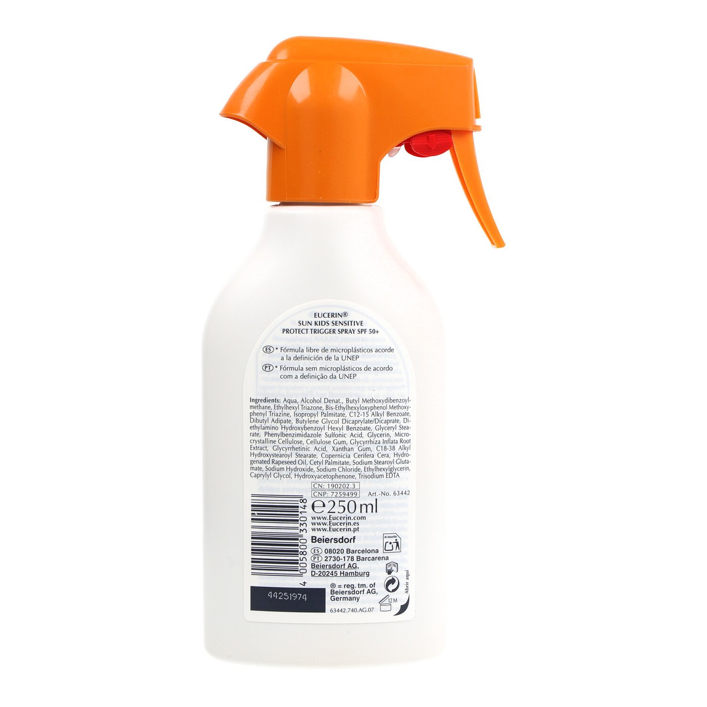 EUCERIN SUN SENSITIVE PROTECT KIDS spray gun SPF50 250 ml