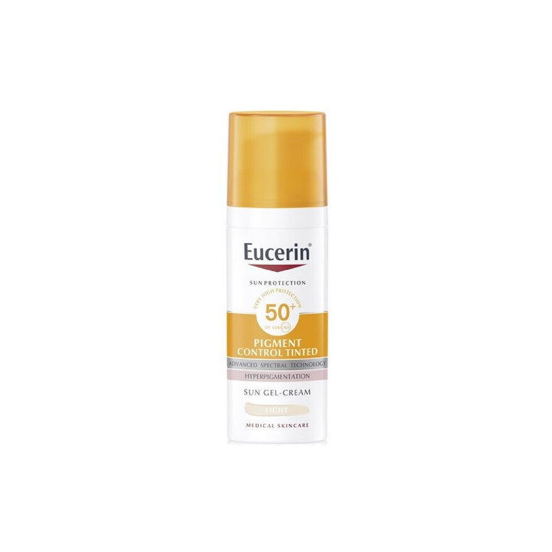 EUCERIN SUN PROTECTION pigment control gel-cream color SPF50+ #light 50 ml