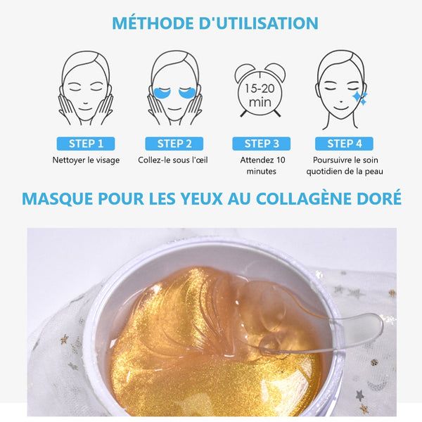 PALOMA BEAUTIES GOLDEN COLLAGEN eye contour patches 60 units