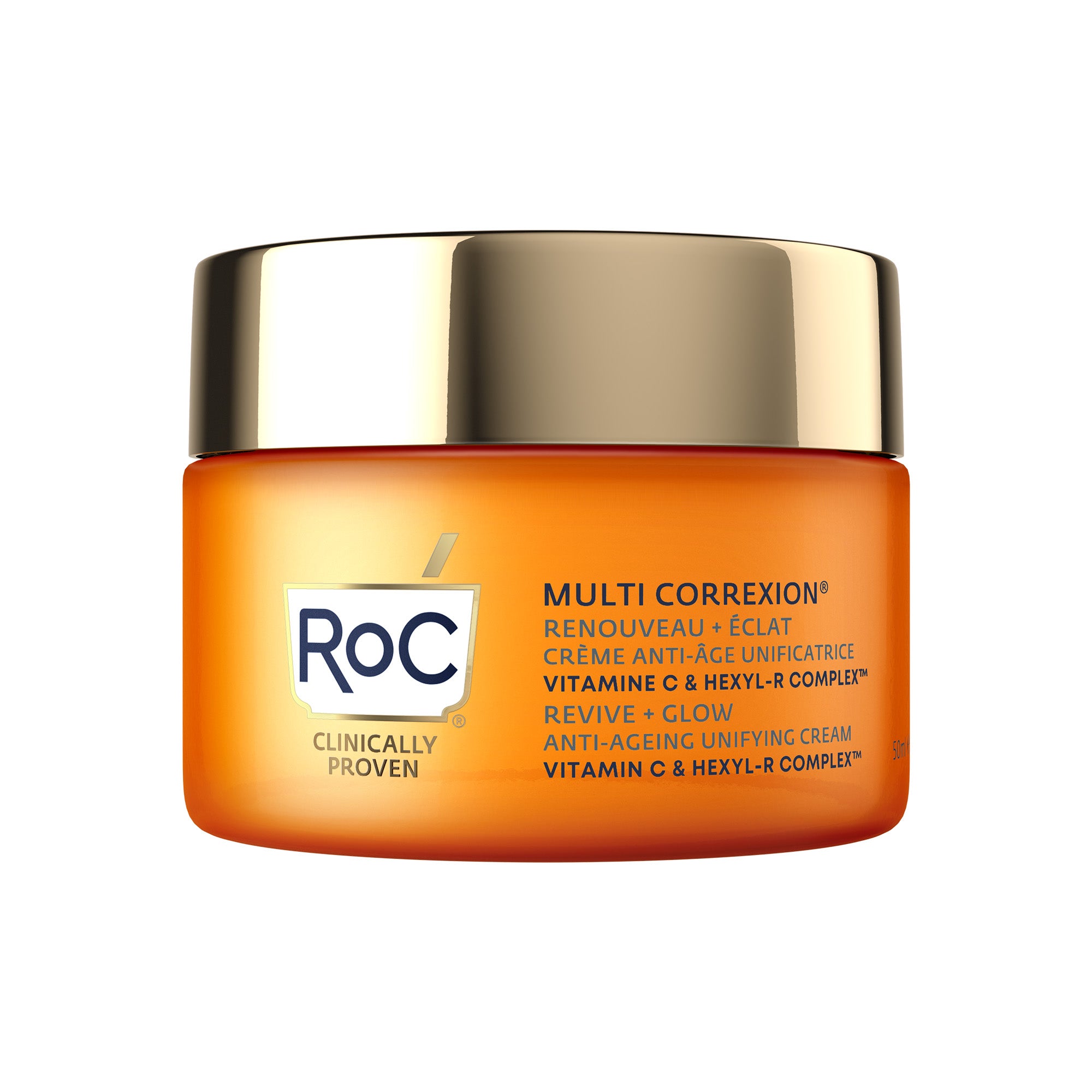 ROC REVIVE + GLOW crema unificadora 50 ml