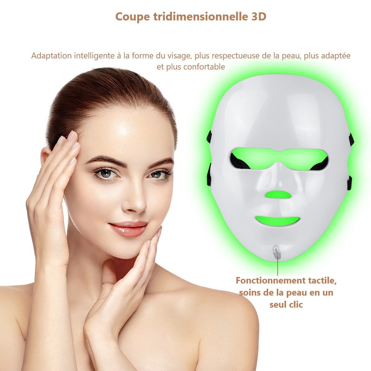 PALOMA BEAUTIES 7 COLOR PHOTOTHERAPY LED facial mask 1 unit