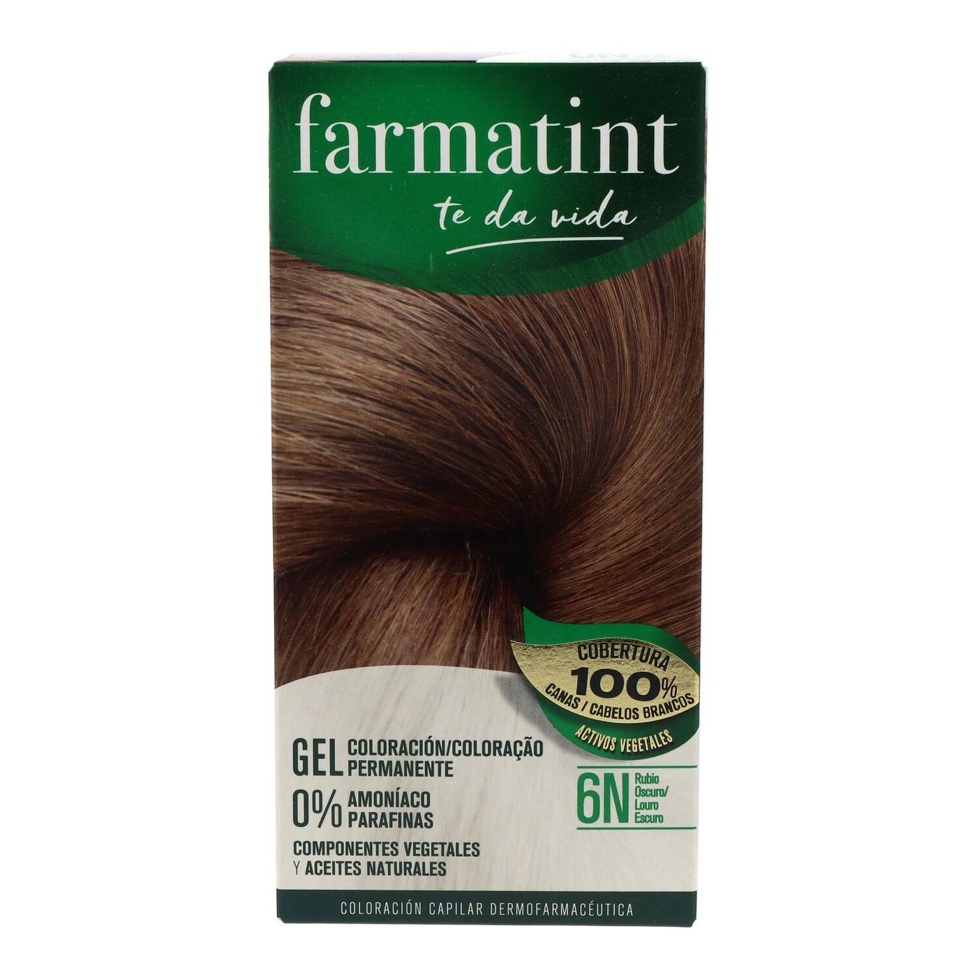 FARMATINT GEL permanent color #6n-dark blonde 5 units