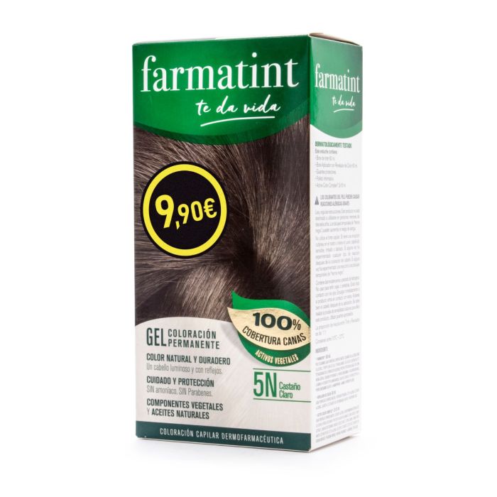 FARMATINT GEL permanent color #5n-light brown 5 units