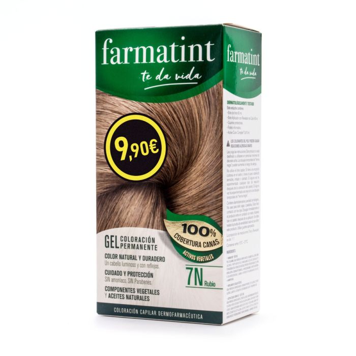 FARMATINT GEL permanent color #7n-blonde 5 units