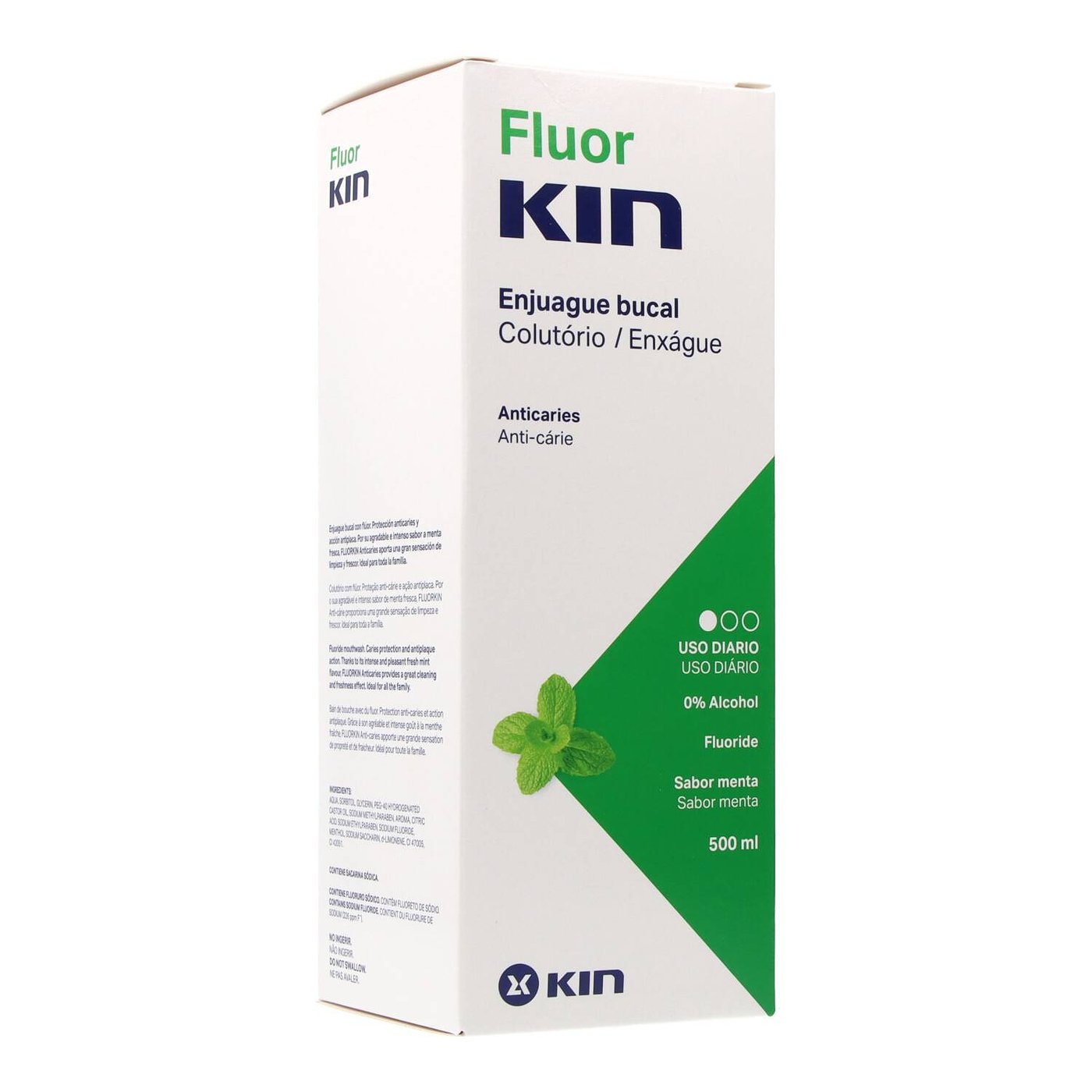 FLUORKIN ANTICARIES enjuague bucal 500 ml