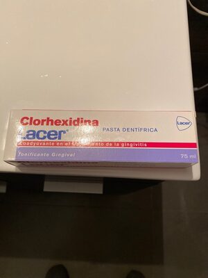 LACER CLORHEXIDINA pasta dentífrica 75 ml